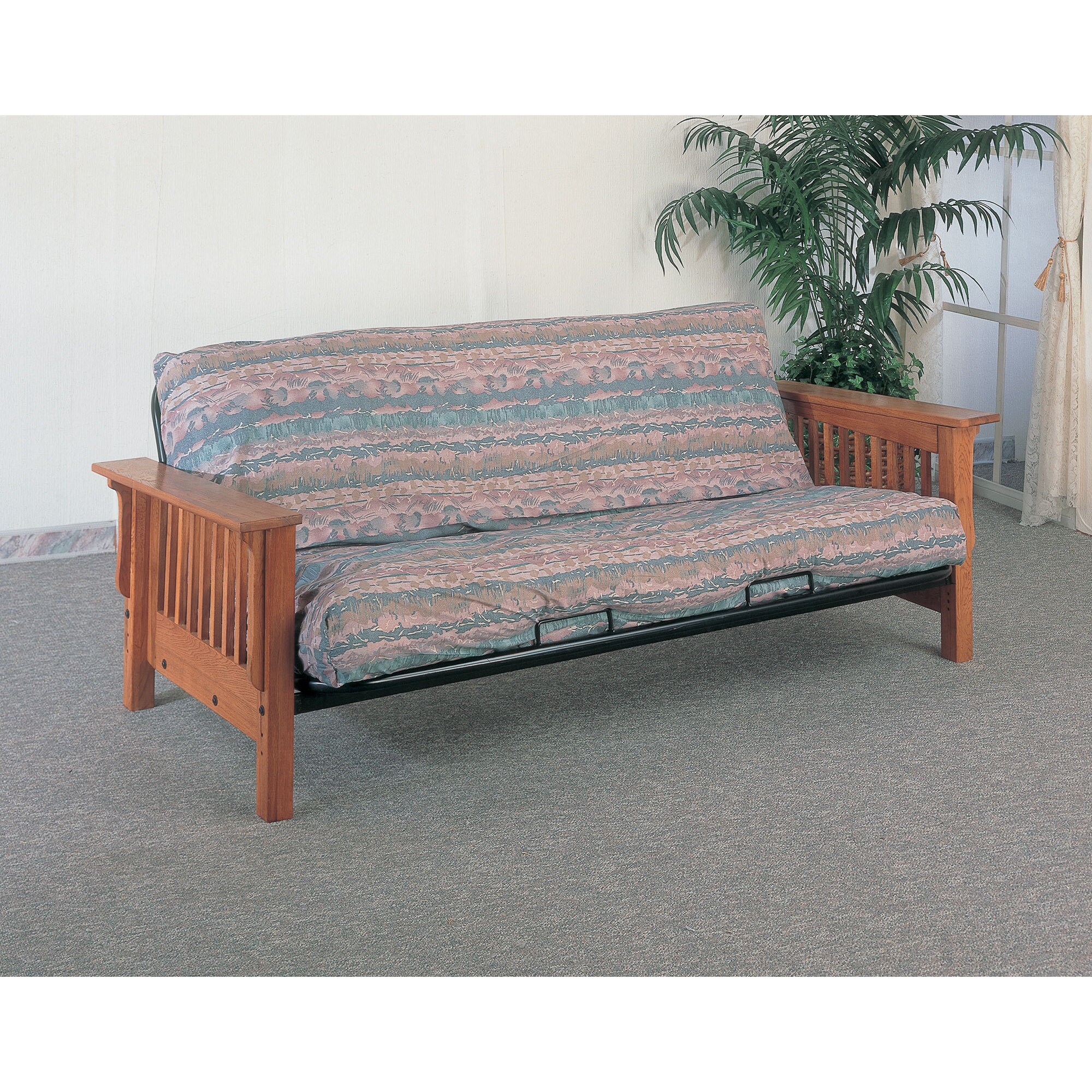 Coaster Company Mission Style Oak Futon Frame Brown 82" x 54" x 32" eBay