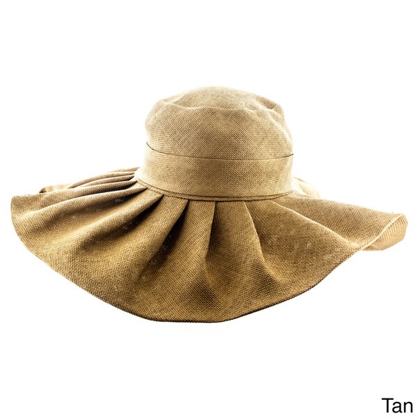 tan floppy sun hat