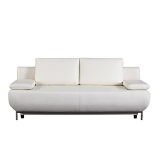 bellini modern living cassino white leather sofa bed free shipping today overstockcom 19036237 - White Leather Sofa bellini modern living cassino white leather sofa bed free shipping today overstockcom 19036237 - White Leather Sofa
