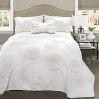 Lush Decor Fiorella Quilt 4 Piece Set Overstock Com Shopping The Best Deals On Quilts Coverlets 19036358