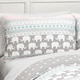 preview thumbnail 4 of 13, Taylor & Olive Ever-Tru Elephant Stripe 5-piece Quilt Set