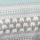 preview thumbnail 8 of 12, Taylor & Olive Ever-Tru Elephant Stripe 5-piece Quilt Set