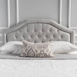 Grey Headboards For Less Christopher Knight Home Killian Adjule Full Queen Studded Tufted Fabric Headboard Option