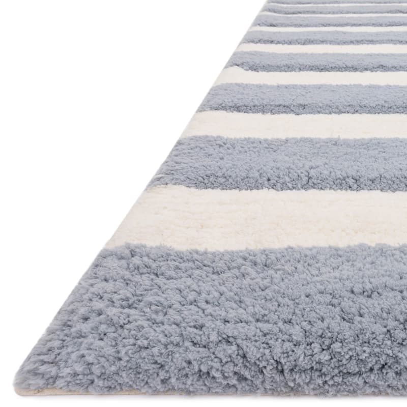 Alexander Home Hand-tufted Riley Striped Shag Rug