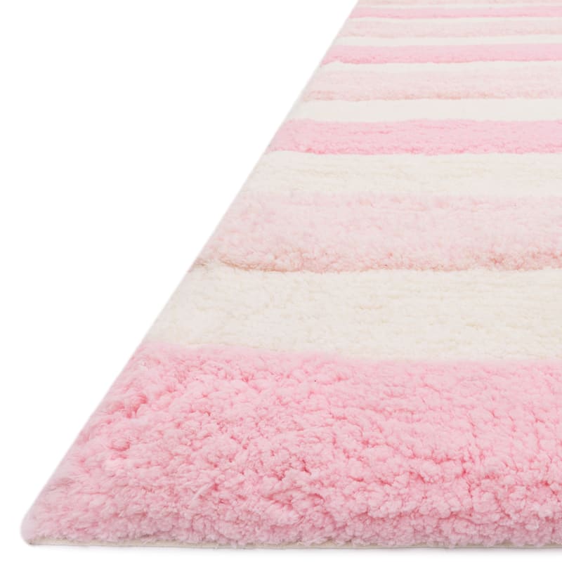 Alexander Home Hand-tufted Riley Striped Shag Rug
