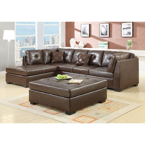 Coaster Furniture Our Best Home Goods Deals Online At Coaster Company Brown Leather Sectional