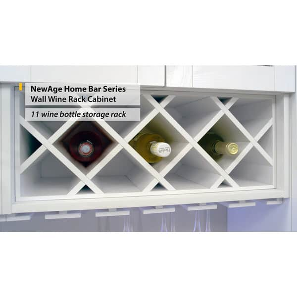 Shop Newage Products Home Bar 24 Inch Wide X 13 5 Inch Deep White