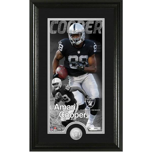 Amari Cooper Autographed and Framed Raiders Jersey