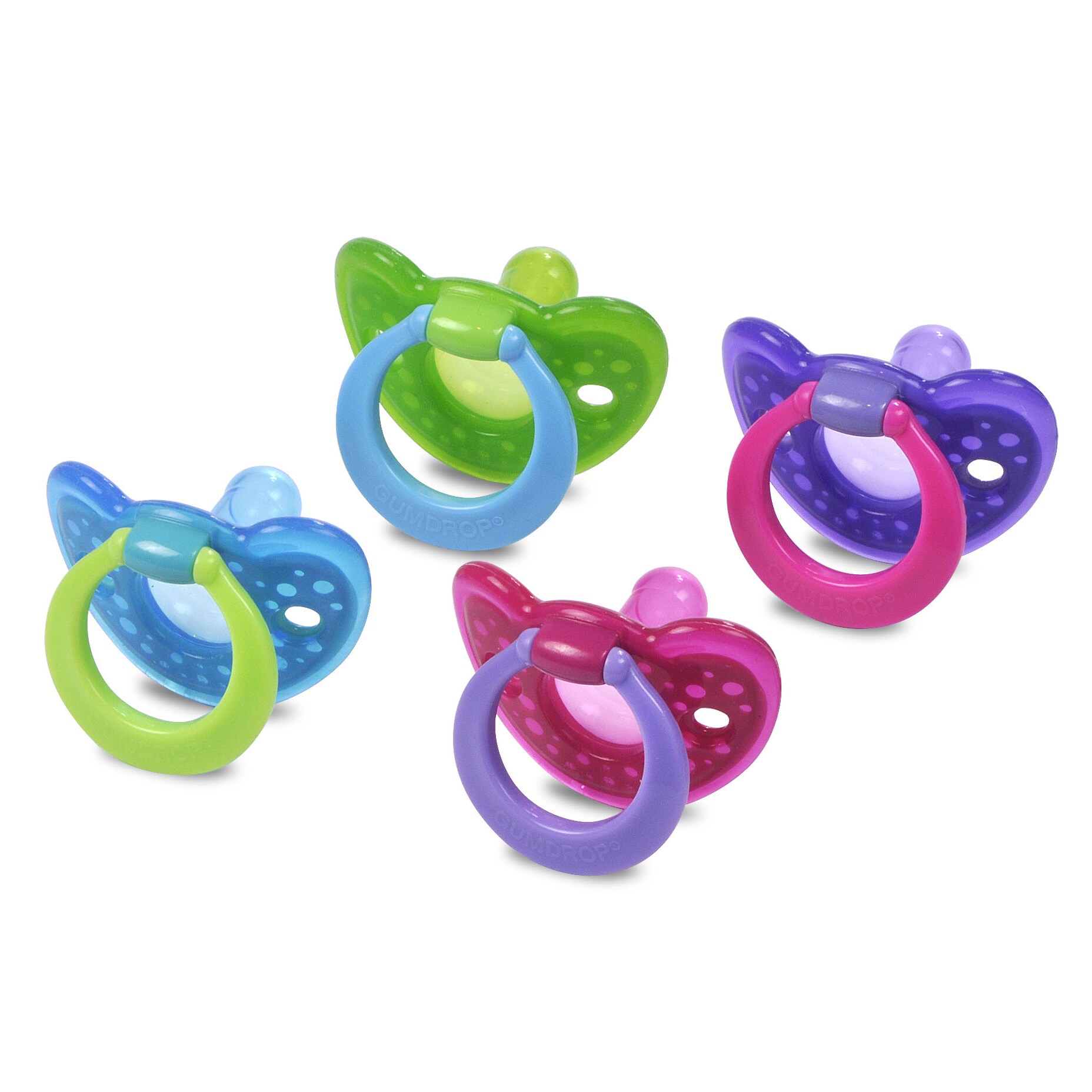 Shop First Years Y6196 GumDrop Assorted Colors Infant Pacifiers (Set of