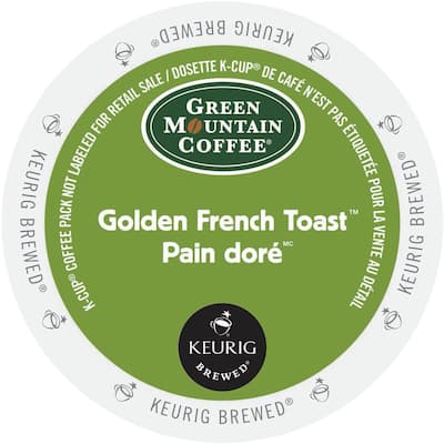 Green Mountain K-Cup Portion Pack for Keurig Brewers Golden French Toast Coffee