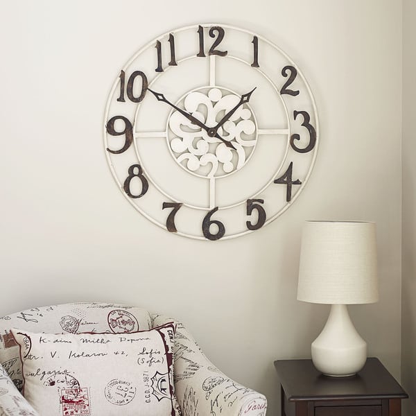 Household Essentials Large Numbers Wall Clock Large Numbers Wall Clock