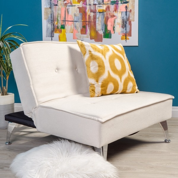 Shop Gemma Fabric Oversized Convertible Ottoman Chair by Christopher