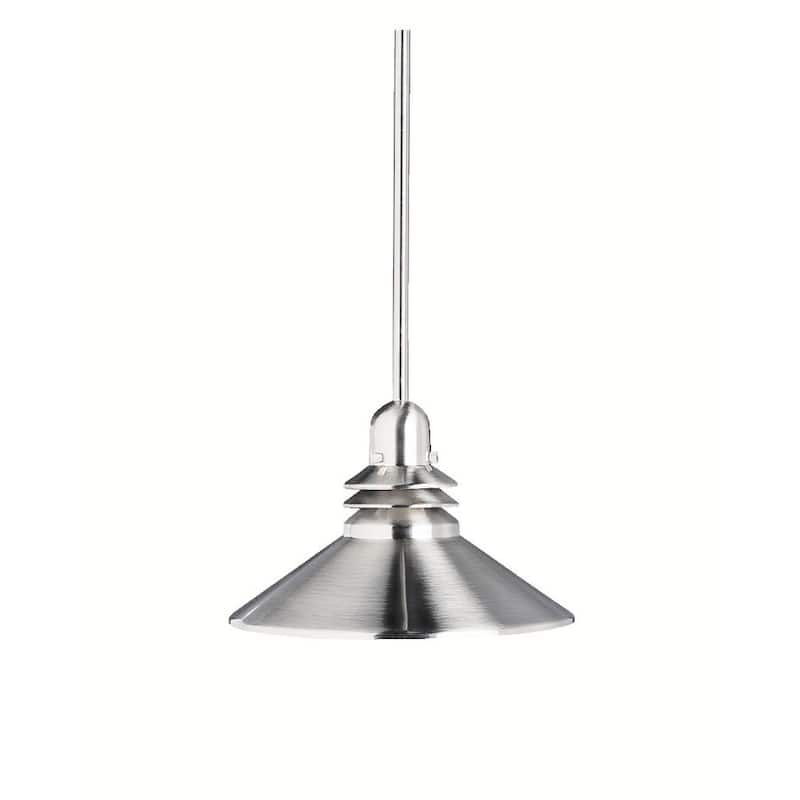 Kichler Lighting Grenoble Collection 1-light Brushed Nickel Mini Pendant - Brushed Nickel