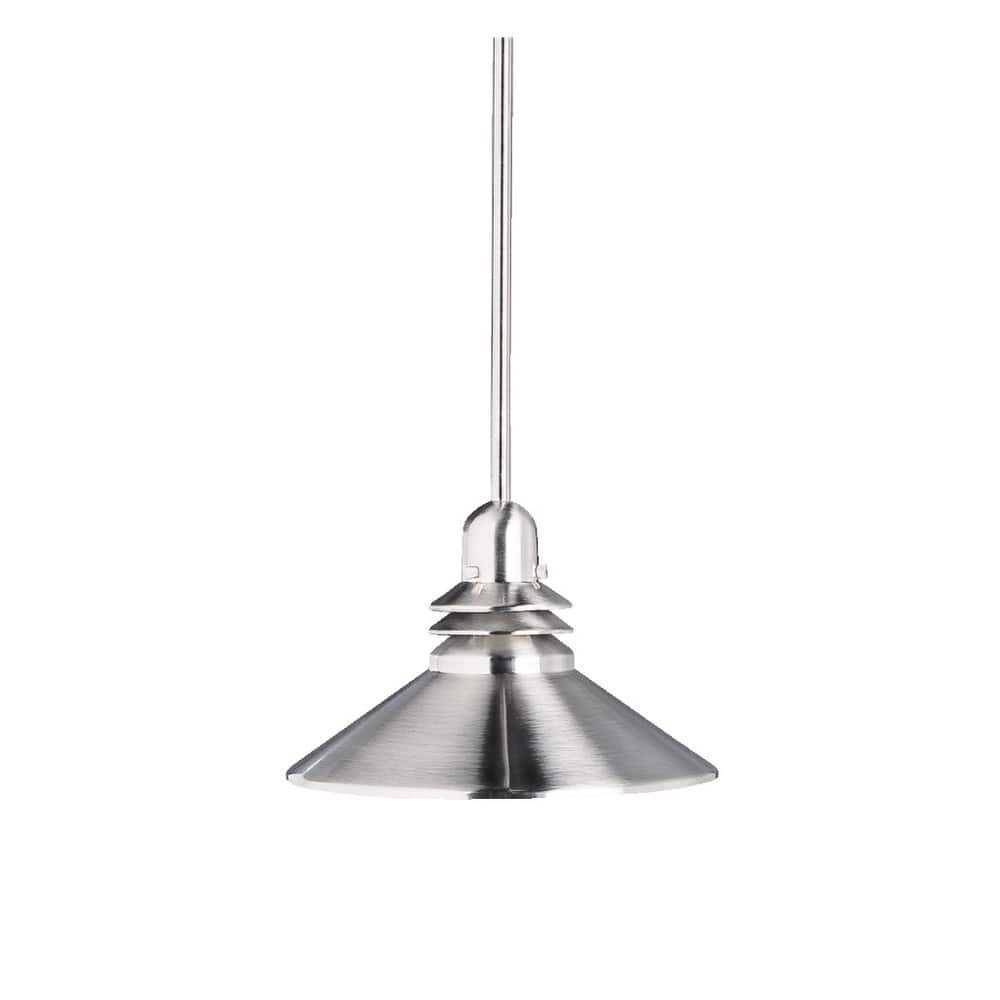 Kichler Lighting Grenoble Collection 1-light Brushed Nickel Mini Pendant - Brushed Nickel