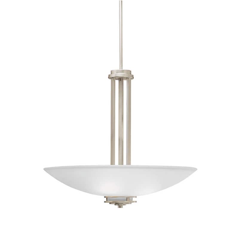 Kichler Lighting Hendrik Collection 3-light Brushed Nickel Pendant