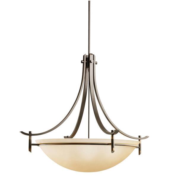slide 1 of 1, Kichler Lighting Olympia Collection 5-light Olde Bronze Pendant