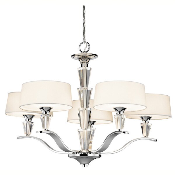 Kichler Lighting Crystal Persuasion Collection 5-light Chrome Chandelier