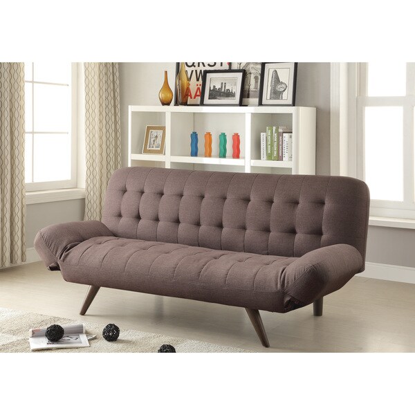 Coaster Company Brown Linen Like Sofa Bed On Free Coaster Company Brown Linen Like Sofa Bed