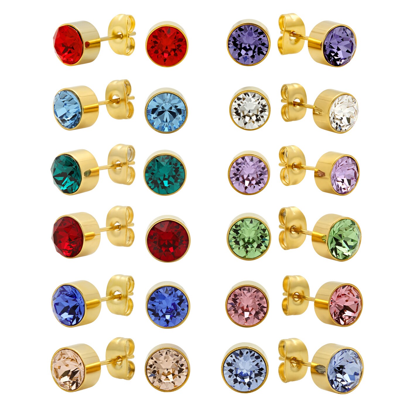 birthstone earrings
