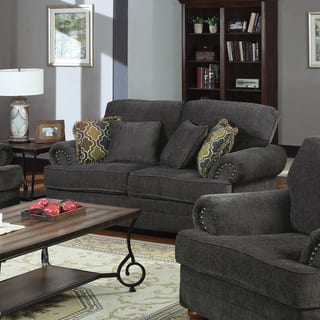 Grey Sofas Couches Loveseats For Less Copper Grove Gloucester Grey Chenille Loveseat Or Sofa
