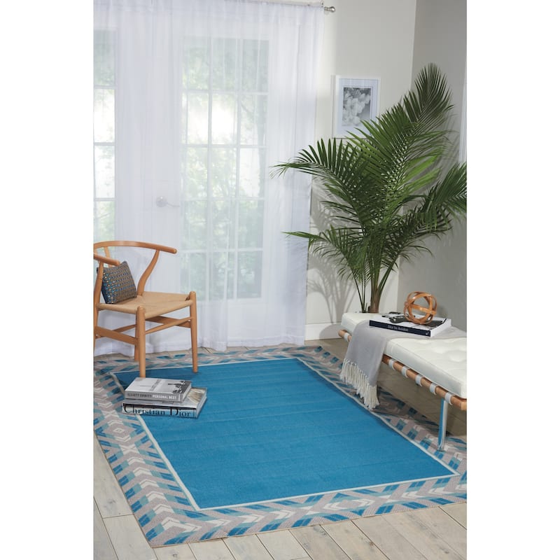 Waverly Sun N' Shade Geometric Indoor/Outdoor Area Rug