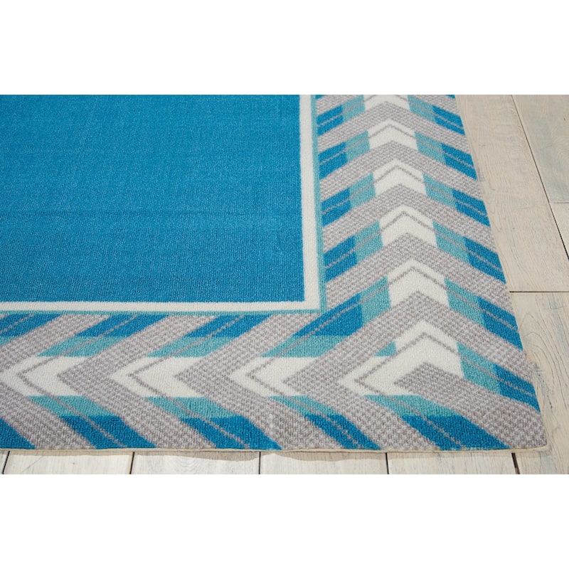 Waverly Sun N' Shade Geometric Indoor/Outdoor Area Rug