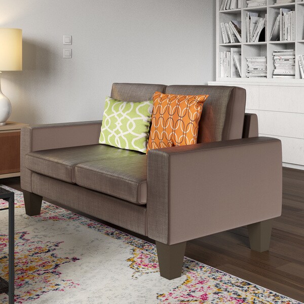 Porch Den Alonzo Chocolate Sofa Or Loveseat Free