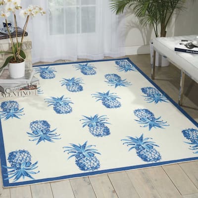 Waverly Sun N' Shade Pineapples Indoor/Outdoor Area Rug
