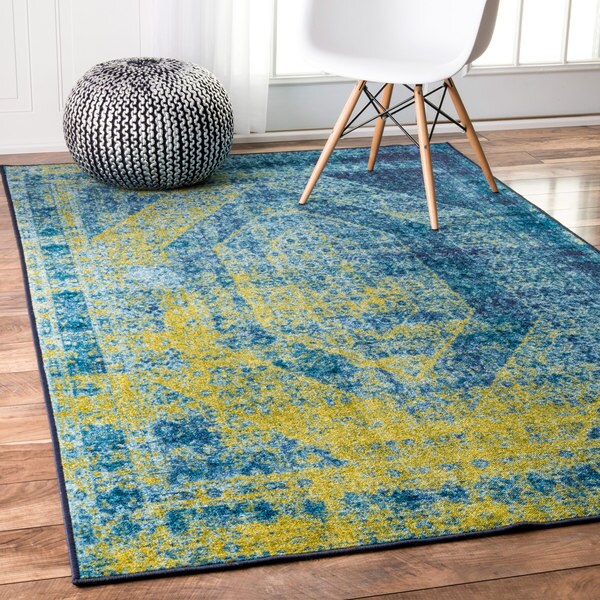 overdyed blue rug printed persian overdyed vintage nuloom traditional vintage inspired overdyed blue rug 9x27 12x27 shop 9 12 overdyed blue rug printed persian overdyed vintage nuloom traditional vintage inspired overdyed blue rug 9x27 12x27 shop 9 12