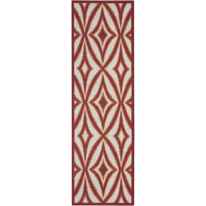 Waverly Sun N' Shade Geometric Indoor/Outdoor Area Rug