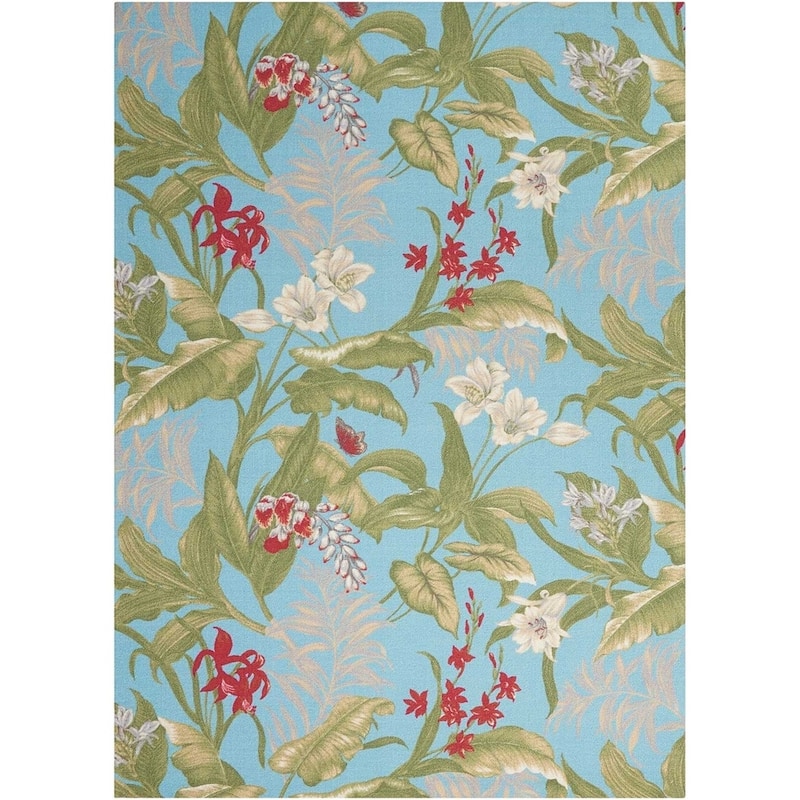 Waverly Sun N' Shade Botanical Indoor/Outdoor Area Rug