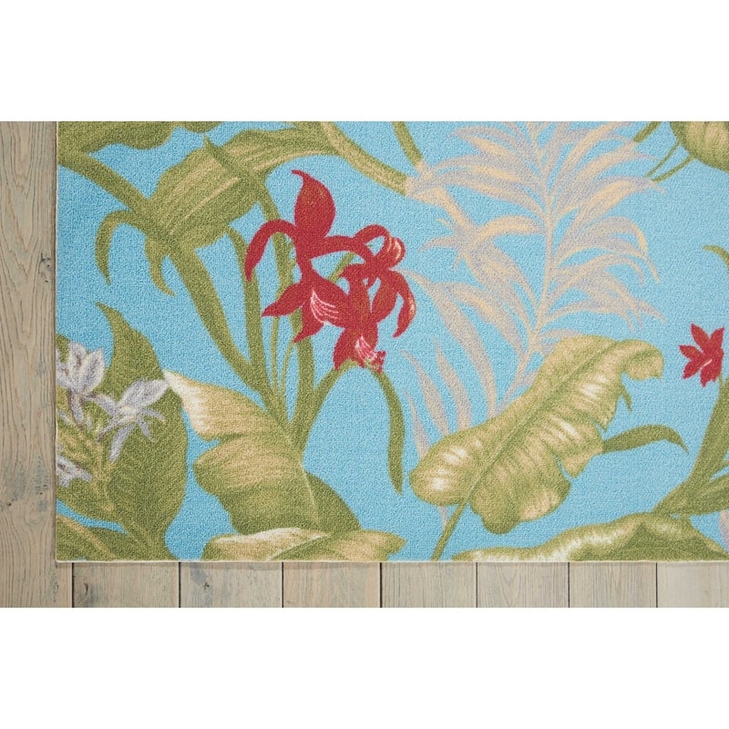 Waverly Sun N' Shade Botanical Indoor/Outdoor Area Rug