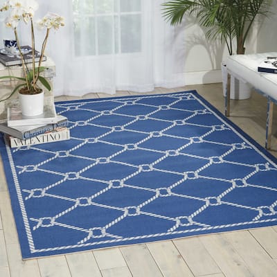 Waverly Sun N' Shade Nautical Rope Indoor/Outdoor Area Rug