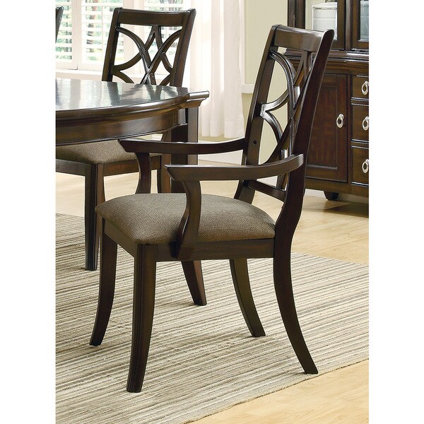 Shop Coaster Company Brown Dining Chair with Arm Free Shipping Today