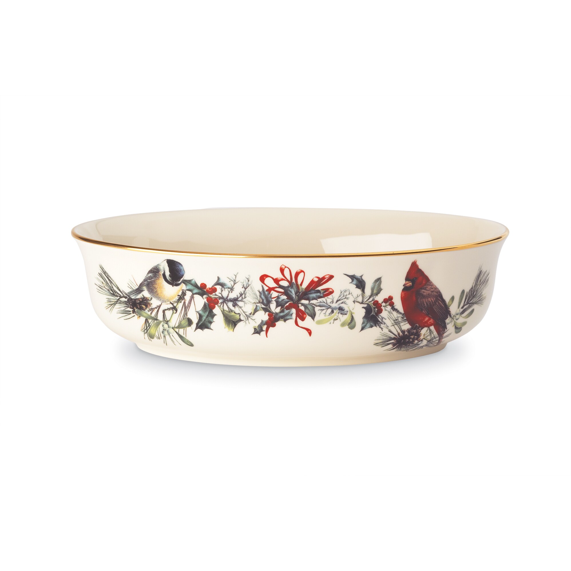 Lenox Winter Greetings Open Vegetable Bowl Overstock 12193421