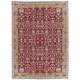 preview thumbnail 17 of 27, Nourison Nourmak Traditional Border Area Rug 12' x 15' - Burgundy - Runner/Rectangle