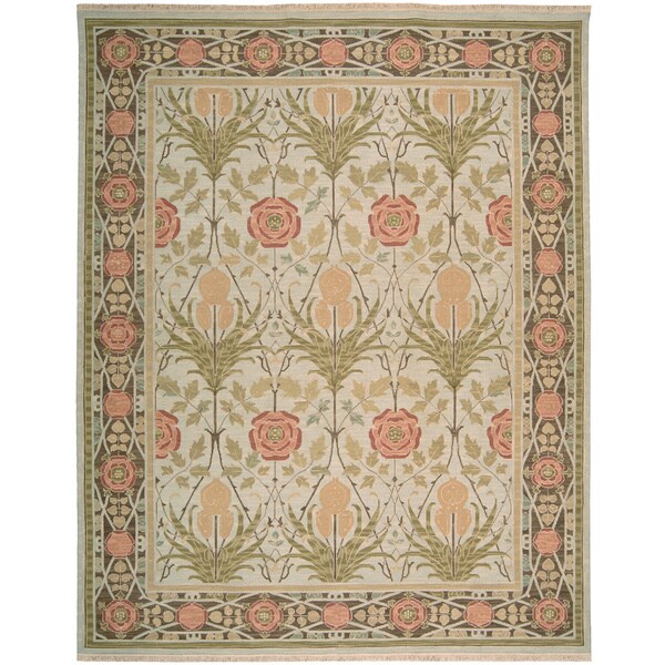 Nourison Nourmak Light Green Area Rug (12' x 18') - 12' x 18'
