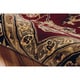 preview thumbnail 5 of 3, Nourison Hand-tufted Persian Floral Wool and Silk Burgundy Area Rug
