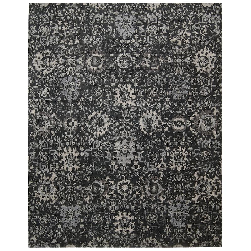 Nourison Twilight Area Rug - 12' x 15' - Black/Grey - Rectangle