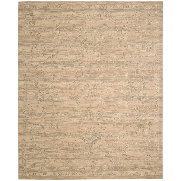 Nourison Silk Elements Sand Area Rug - 12' x 15'