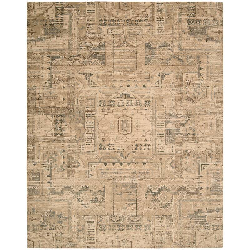 Nourison Silk Elements Area Rug - 2'3" x 3' - Beige - Rectangle