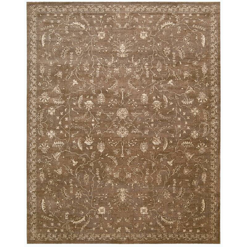 Nourison Silk Elements Area Rug - 12' x 15' - Light Brown - Runner/Rectangle