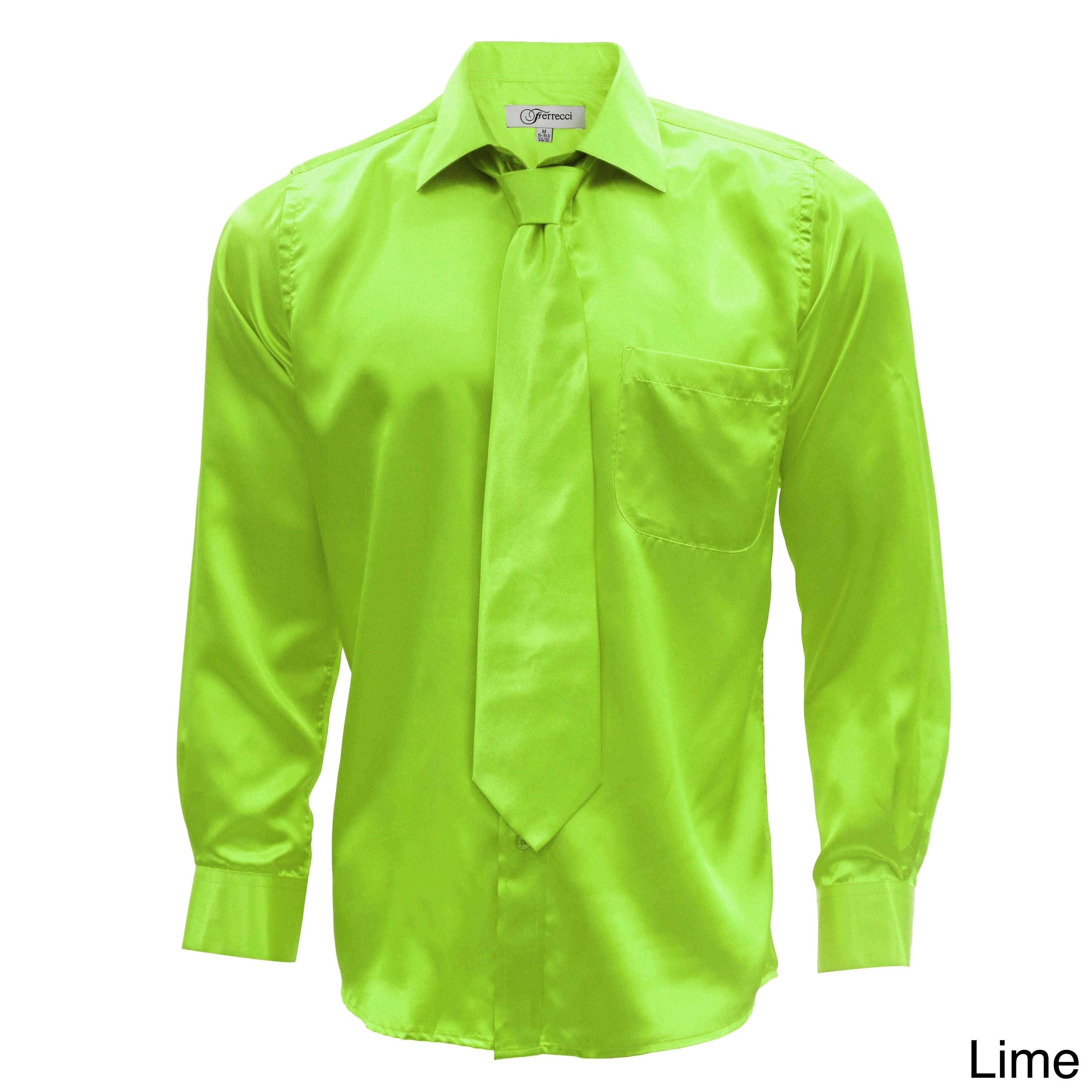 mens green dress shirts