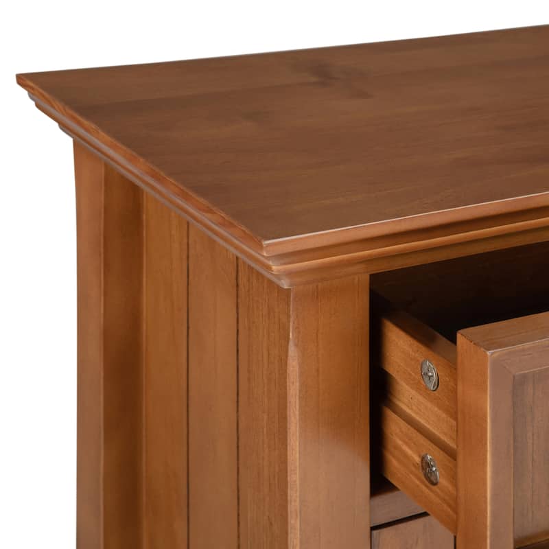 WYNDENHALL Normandy SOLID WOOD Entryway Storage Cabinet