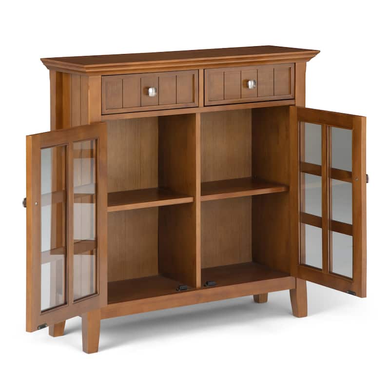 WYNDENHALL Normandy SOLID WOOD Entryway Storage Cabinet
