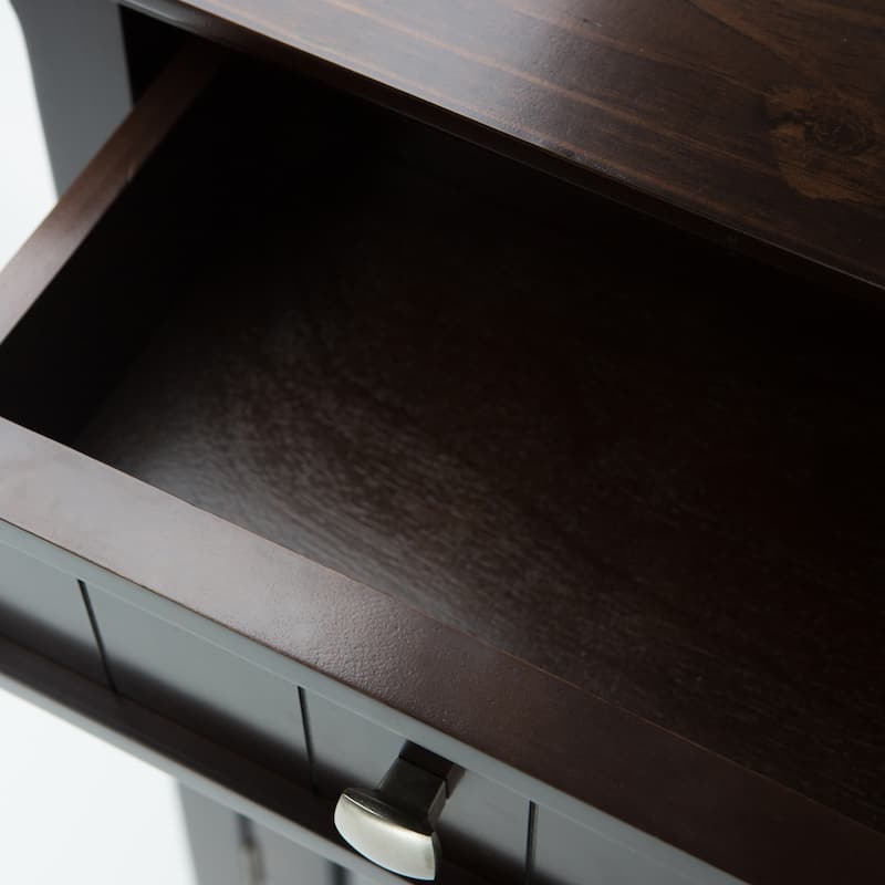 WYNDENHALL Normandy SOLID WOOD Entryway Storage Cabinet