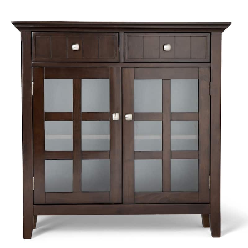 WYNDENHALL Normandy SOLID WOOD Entryway Storage Cabinet