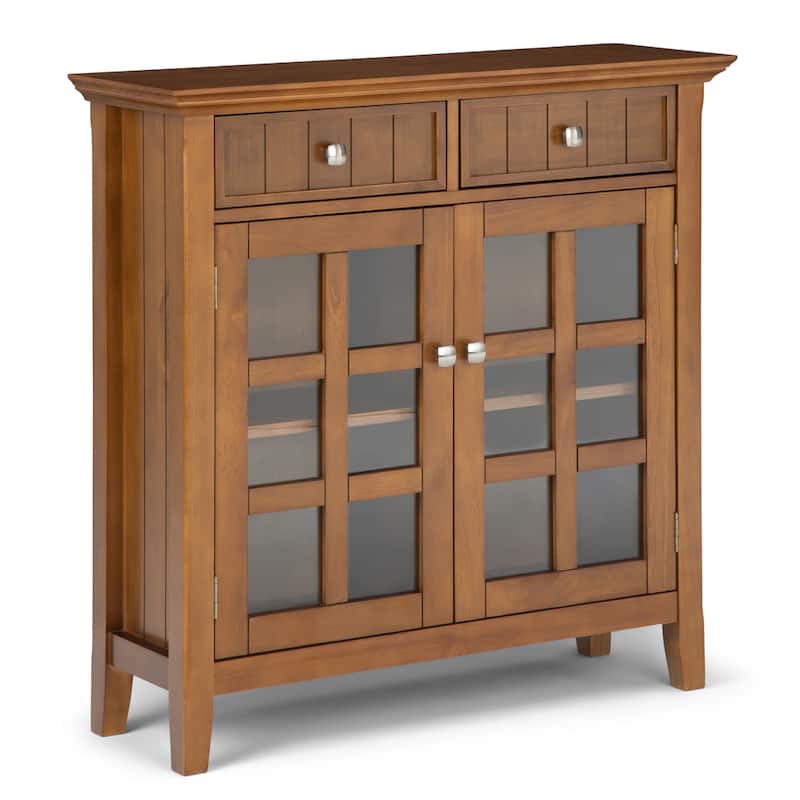 WYNDENHALL Normandy SOLID WOOD Entryway Storage Cabinet