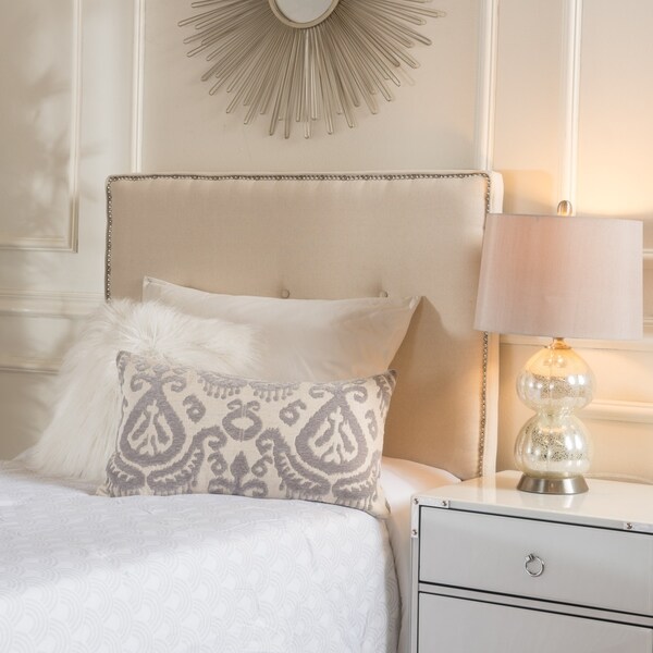 Mattea Twin Studded Fabric Kid Headboard by Christopher Knight Home