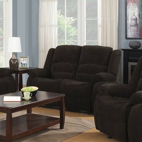 Coaster Furniture Gordon Chocolate Pillow Top Arm Motion Sofa
